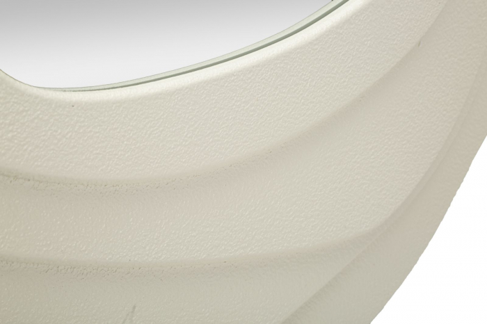 Oglinda asimetrica alba | Interior luminos | CreativDeco [3]