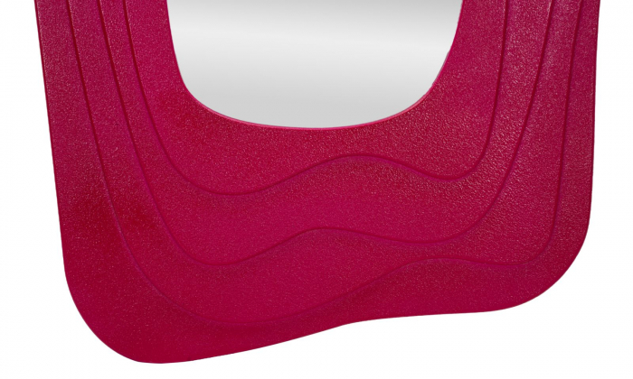 Oglinda asimetrica fuxia | Decor indraznet | CreativDeco [7]