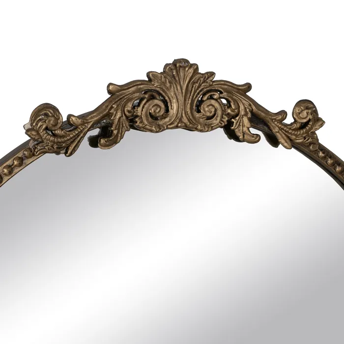 oglinda metalica auriu cu cos integrat decor elegant | CreativDeco [6]
