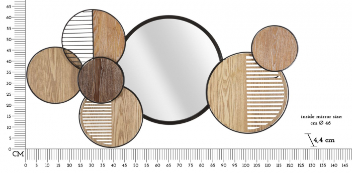 Oglinda boho chic cu elemente naturale - Decor unic | CreativDeco [6]