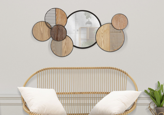 Oglinda boho chic cu elemente naturale - Decor unic | CreativDeco [5]