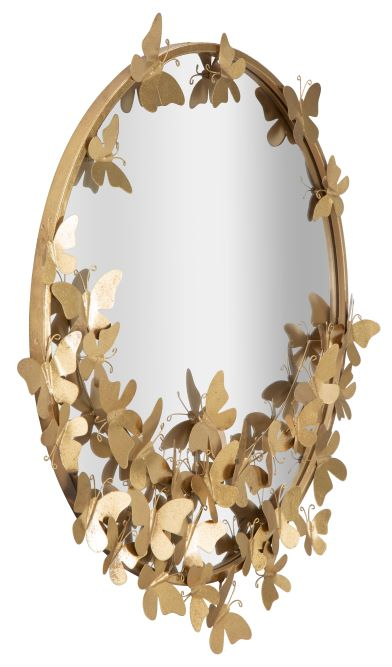 Oglinda fluturi, auriu - creativdeco.ro [3]