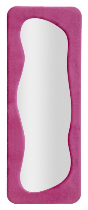 Oglinda rama fucsia ondulata CreativDeco [2]