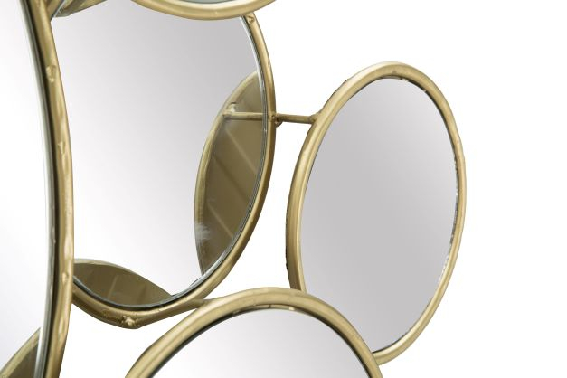 Oglinda Glam Color, fier/auriu [6]