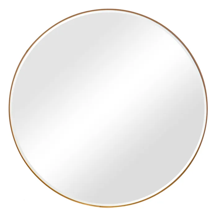 oglinda rotunda aurie pentru amenajari luxuriante | CreativDeco [2]
