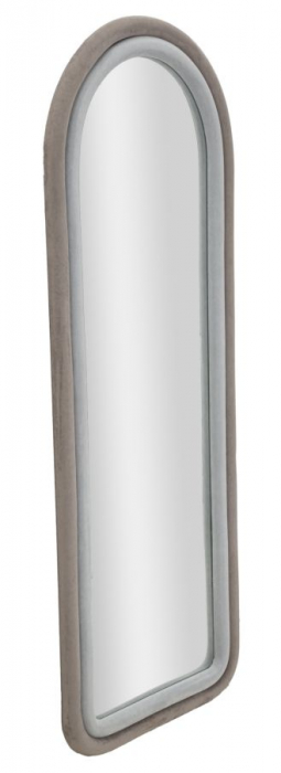 Oglinda Lux Rama Catifea Gri Interioare Elegante CreativDeco [4]