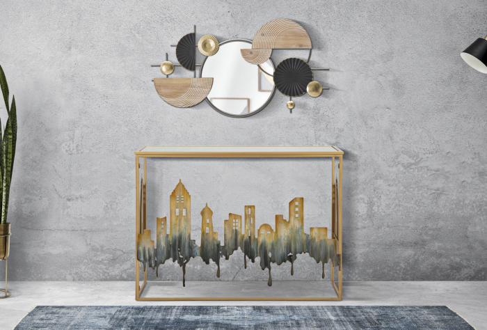 Oglinda rotunda abstracta - Arta contemporana italiana | CreativDeco [5]