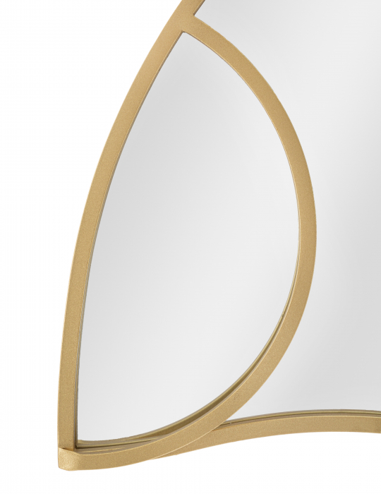 Oglinda Sunshine, fier/MDF, auriu - creativdeco.ro [4]