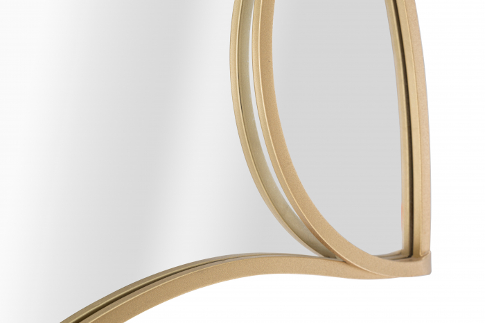 Oglinda Sunshine, fier/MDF, auriu - creativdeco.ro [3]