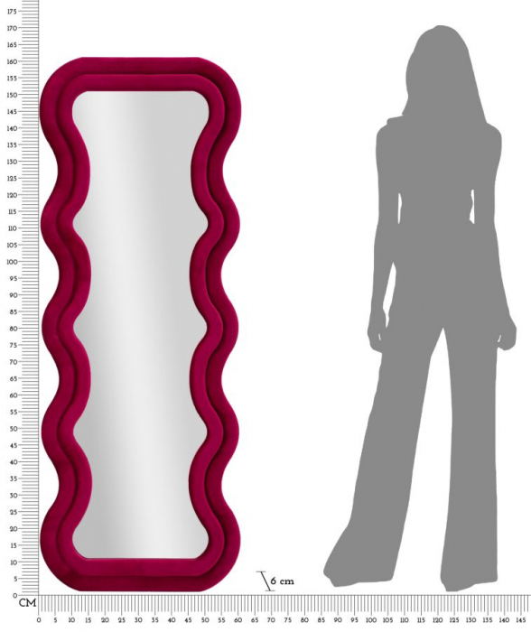 Oglinda inalta catifea | Design elegant | CreativDeco [6]