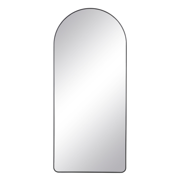 Oglindă de podea din aluminiu negru [3]