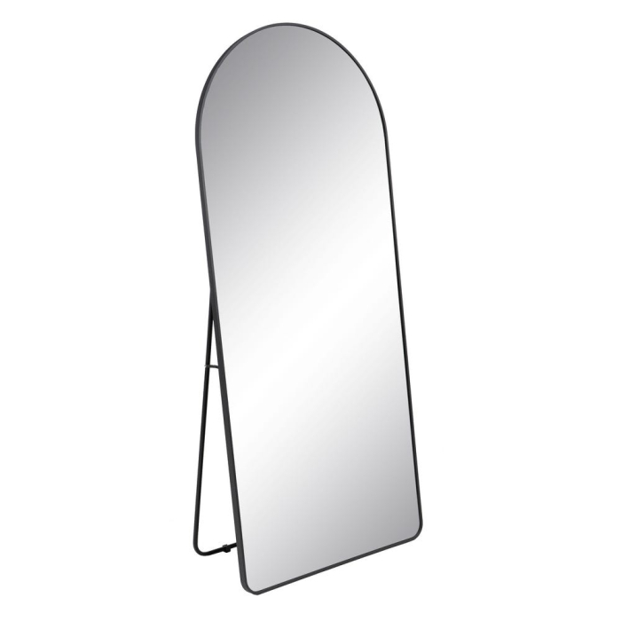Oglindă de podea din aluminiu negru [3]