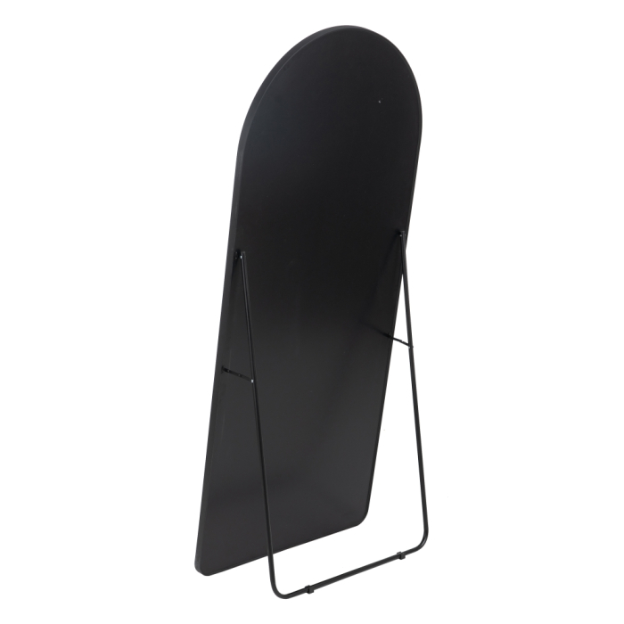 Oglindă de podea din aluminiu negru [4]