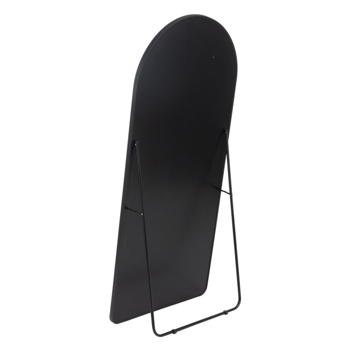 Oglindă de podea din aluminiu negru [5]