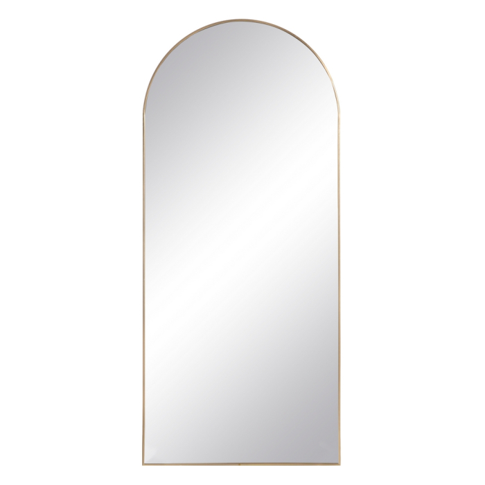 Oglindă de podea din aluminiu auriu [3]