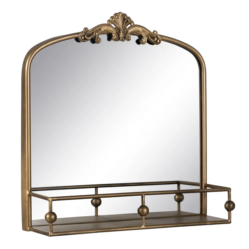 Oglinda Deco Aurie cu Raft, Rama Metal - CreativDeco.ro [1]