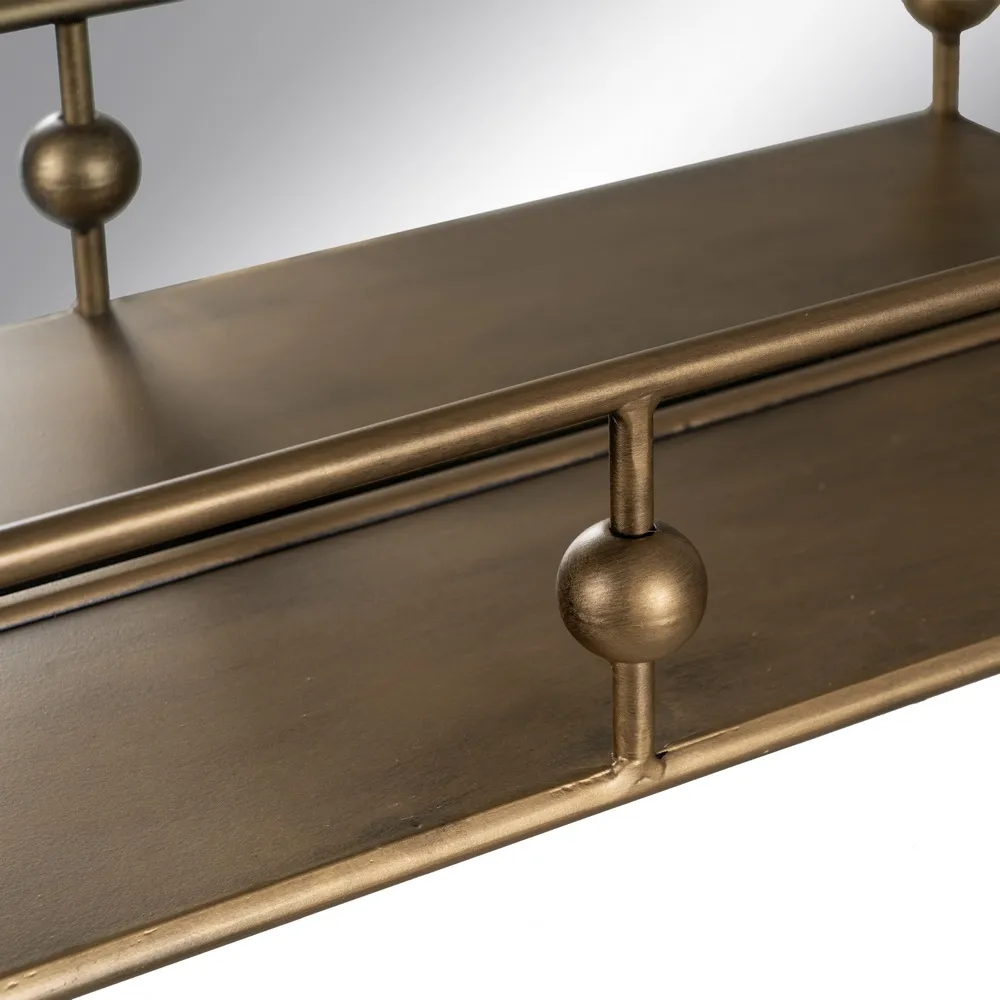 Oglinda Deco Aurie cu Raft, Rama Metal - CreativDeco.ro [5]