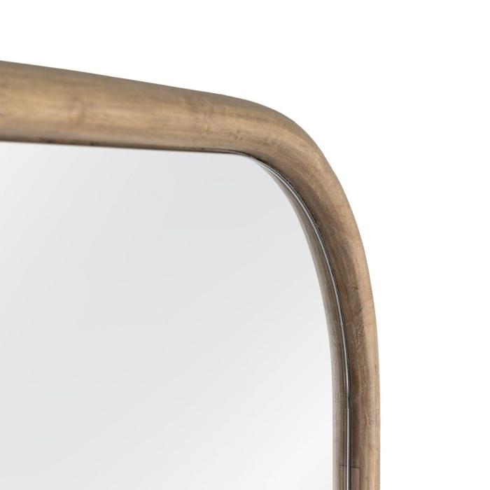 Oglindă decorativă arcuită cu ramă subțire din metal [5]