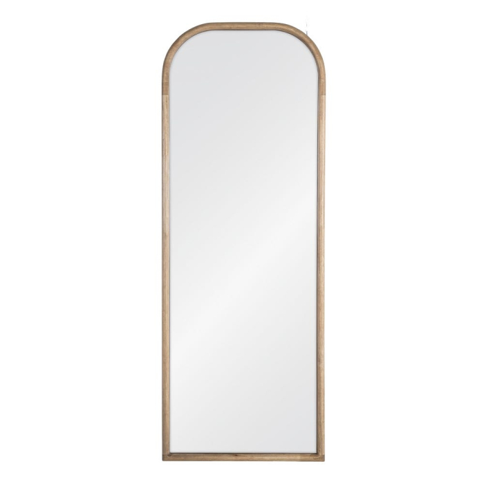 Oglindă decorativă arcuită cu ramă subțire din metal [2]