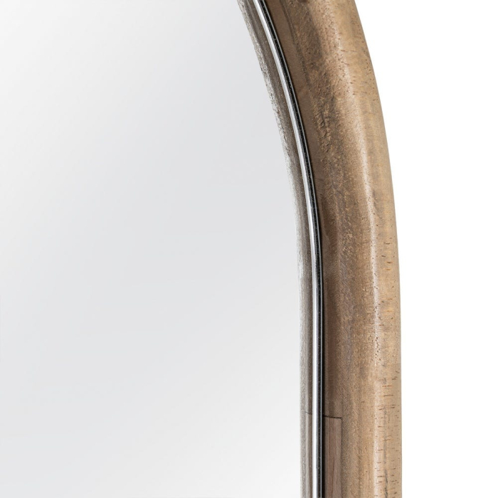 Oglindă decorativă arcuită cu ramă subțire din metal [8]
