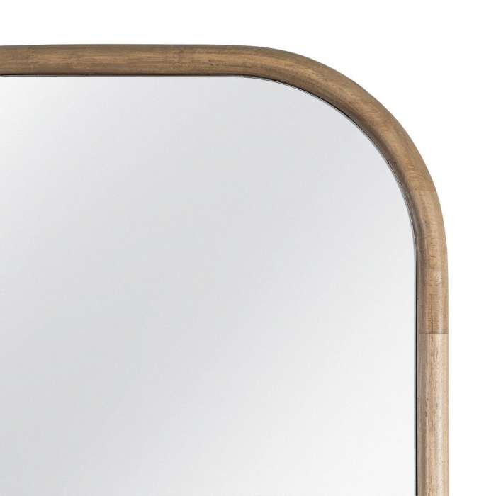 Oglindă decorativă arcuită cu ramă subțire din metal [9]