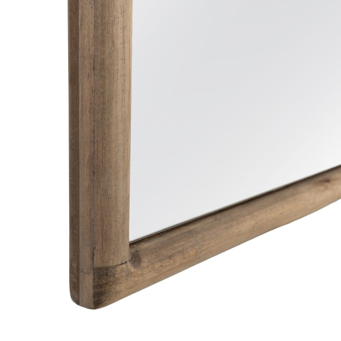Oglindă decorativă arcuită cu ramă subțire din metal [7]