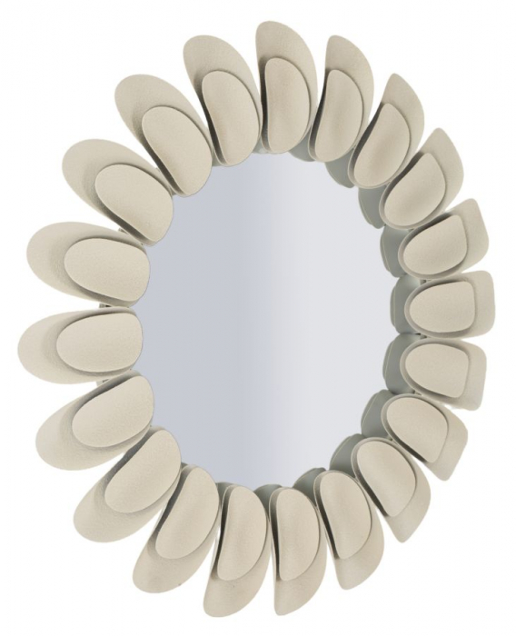 oglinda glam rotundă crem artistică Dune Double [3]