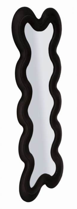 oglinda glam catifea neagră cu ramă artistică Monica [3]
