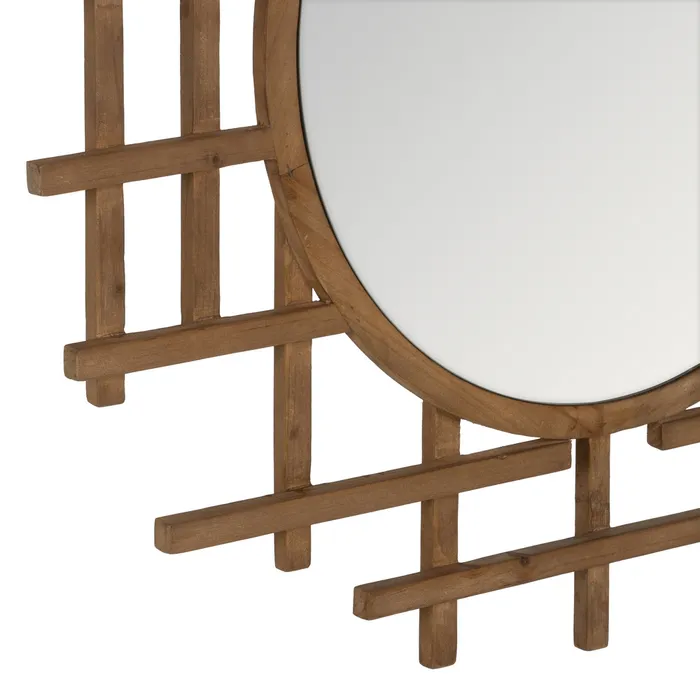 Oglinda mare rama geometrica lemn moderna|Oglinzi elegante si moderne [6]