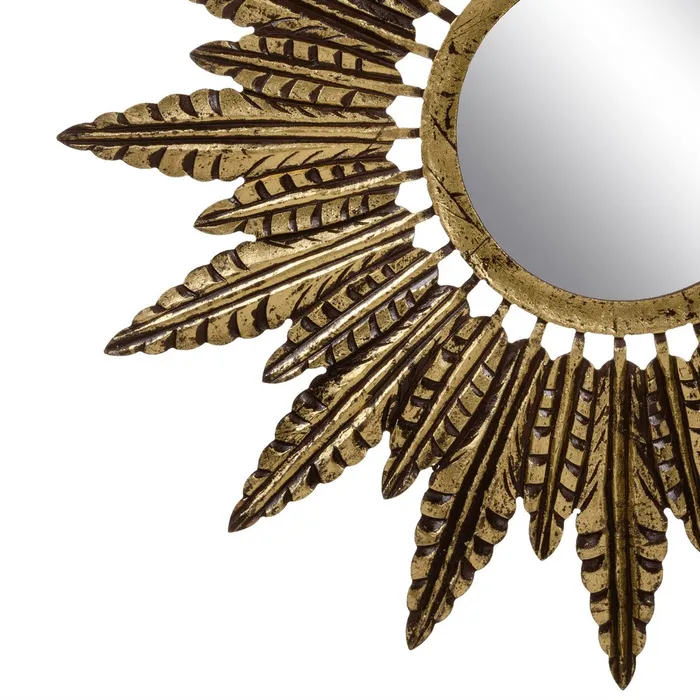 oglinda decorativa soare aurie | CreativDeco [4]