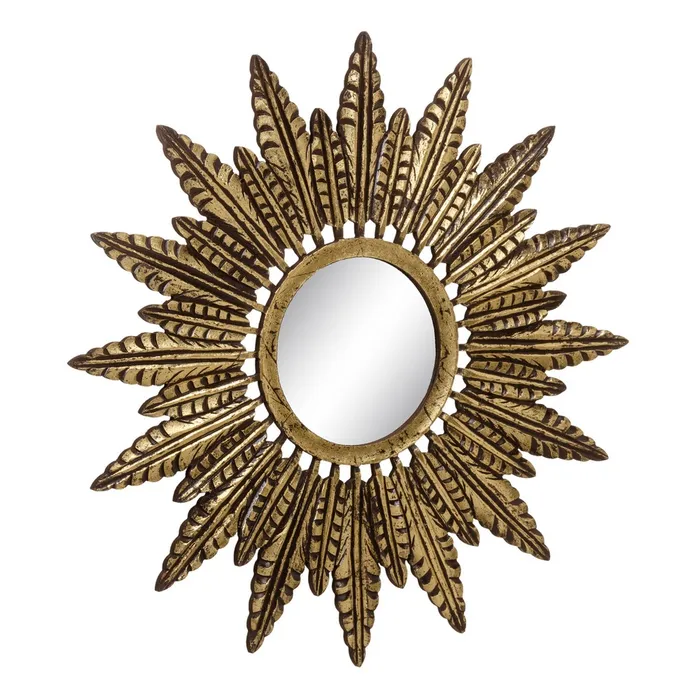 oglinda decorativa soare aurie | CreativDeco [2]