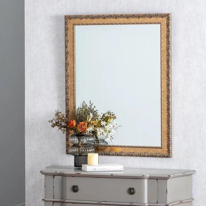 Oglinda aurie vintage MDF|Oglinzi elegante pentru decoruri clasice [6]