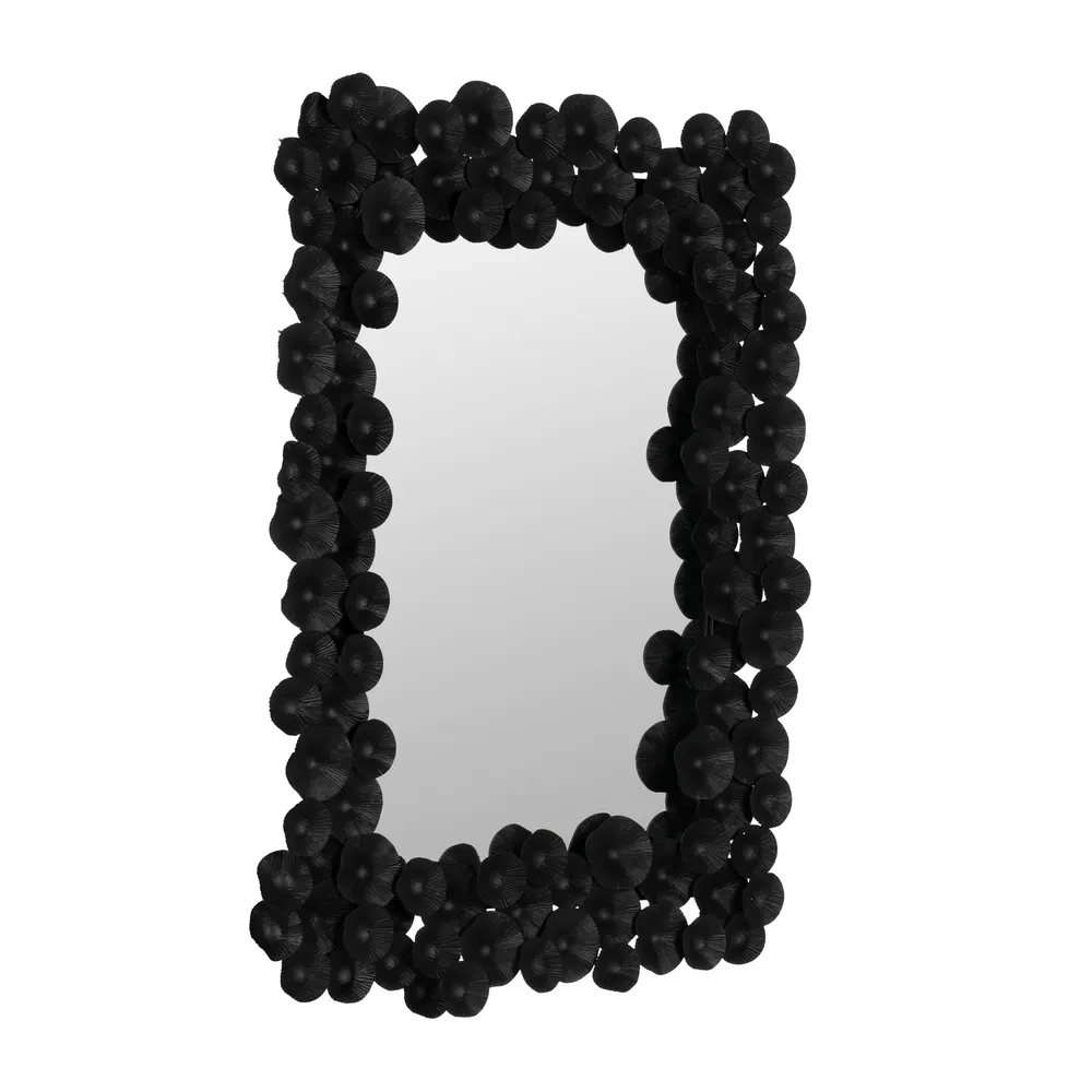 Oglinda decorativa cu rama metalica neagra - CreativDeco [2]