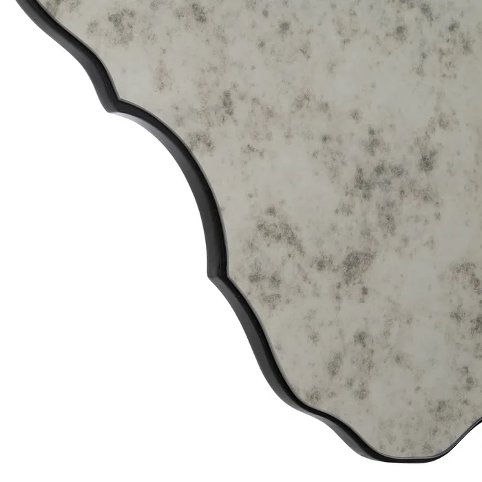 Oglinda antichizata cu rama metalica neagra - CreativDeco [6]