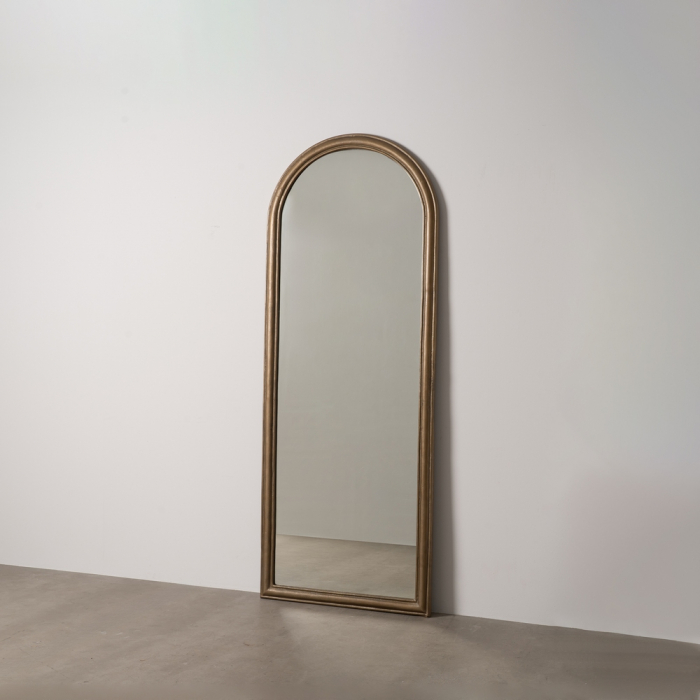 Oglinda decorativa cu cadru auriu pentru hol sau dormitor|Oglinzi verticale elegante pentru interioare clasice [1]