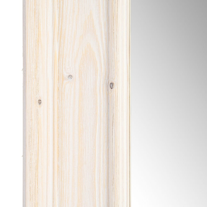Oglindă Lemn Alb Rustic Chic – Imagine Principală [3]