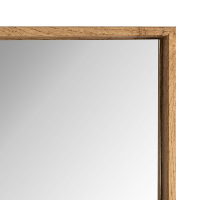 Oglindă Lemn Maro Stil Nordic – Imagine Principală [4]