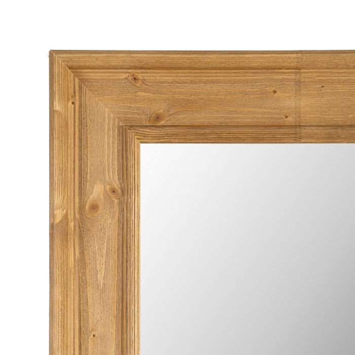 Oglindă Lemn Maro Deschis Rustic – Imagine Principală [2]