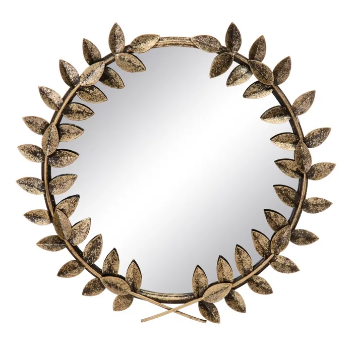 oglinda metalica vintage aurie - CreativDeco [1]