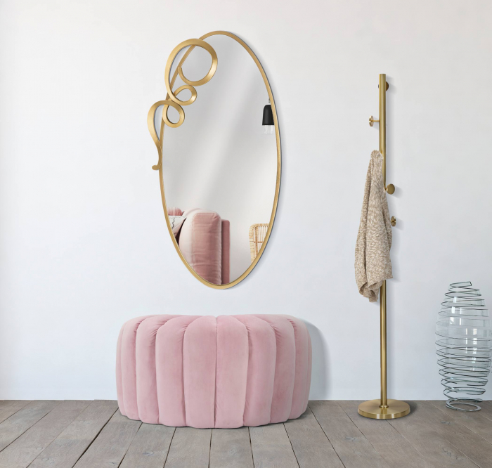 Oglinda decorativa Elite, auriu [2]