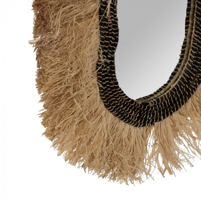 Oglinda Ovala Boho CreativDeco - Accesorii Decorative pentru Interioare [5]