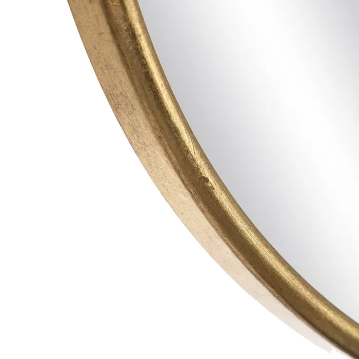 oglinda rotunda metalica aurie decor modern | CreativDeco [3]