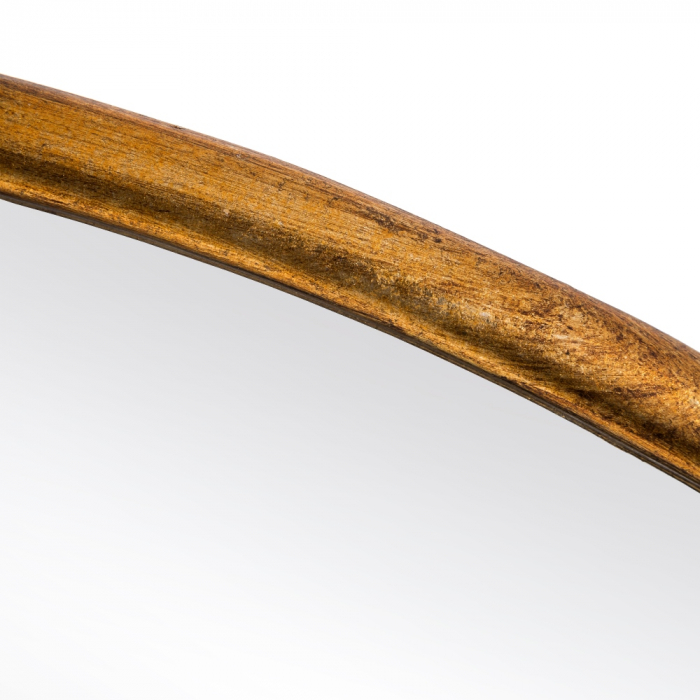 Oglinda Rotunda cu Rama Aurie CreativDeco - Accesoriu Decorativ pentru Living [2]