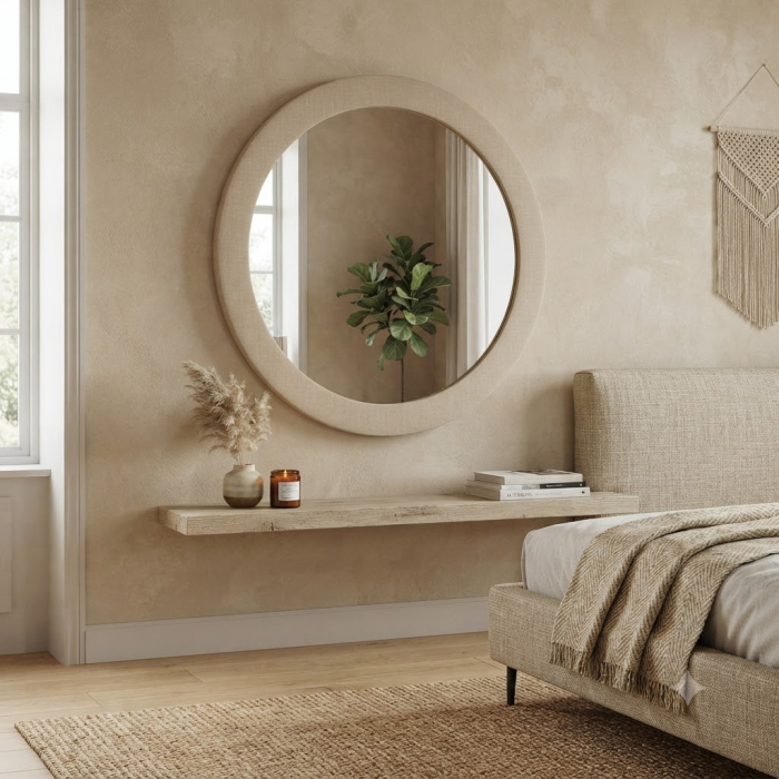 Oglinda rotunda mari dimensiuni, punct focal elegant - CreativDeco [2]