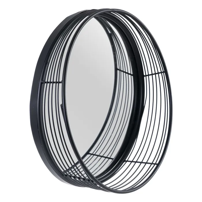 Oglinda rotunda rama neagra eleganta|Oglinzi moderne si rafinate [2]