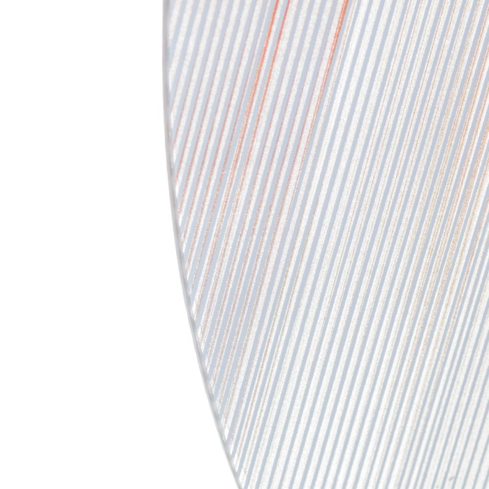 Oglinda decorativa rotunda sticla rama rosie albastra moderna [4]