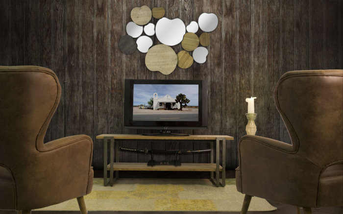 Oglinda moderna cu elemente rotunjite - Decor contemporan | CreativDeco [13]