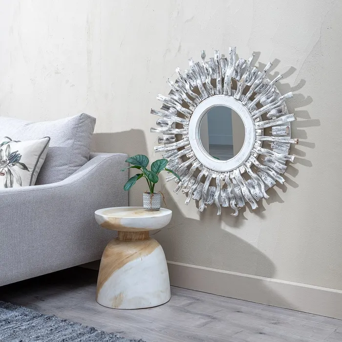 Oglinda decorativa lemn tek rafinata|Oglinzi elegante si luxose [8]