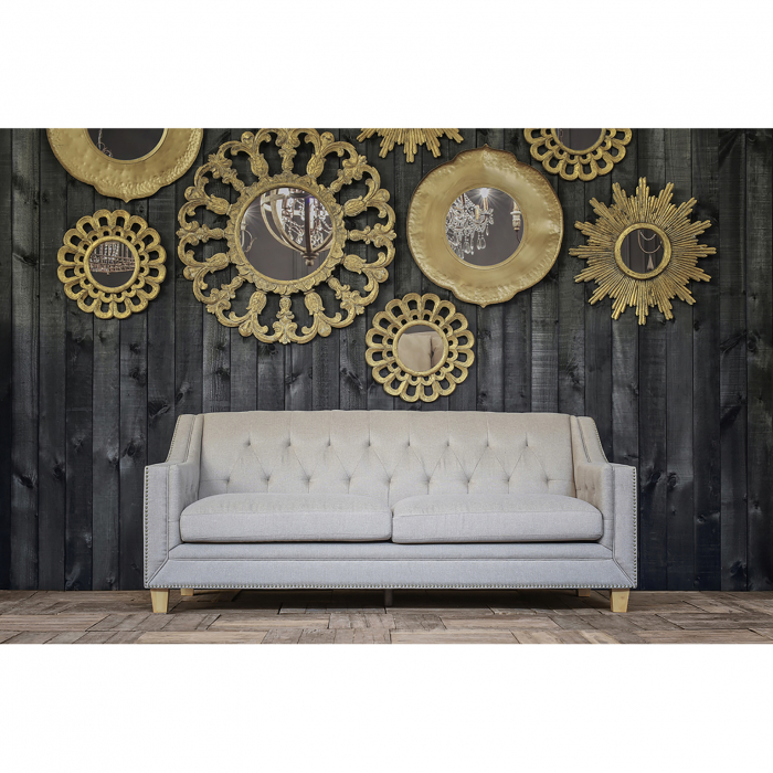 Oglinda rotunda Art Deco aurie|Oglinzi decorative [3]