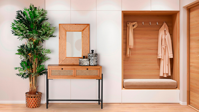 Oglinda contemporana ratan|Oglinzi premium perete [4]